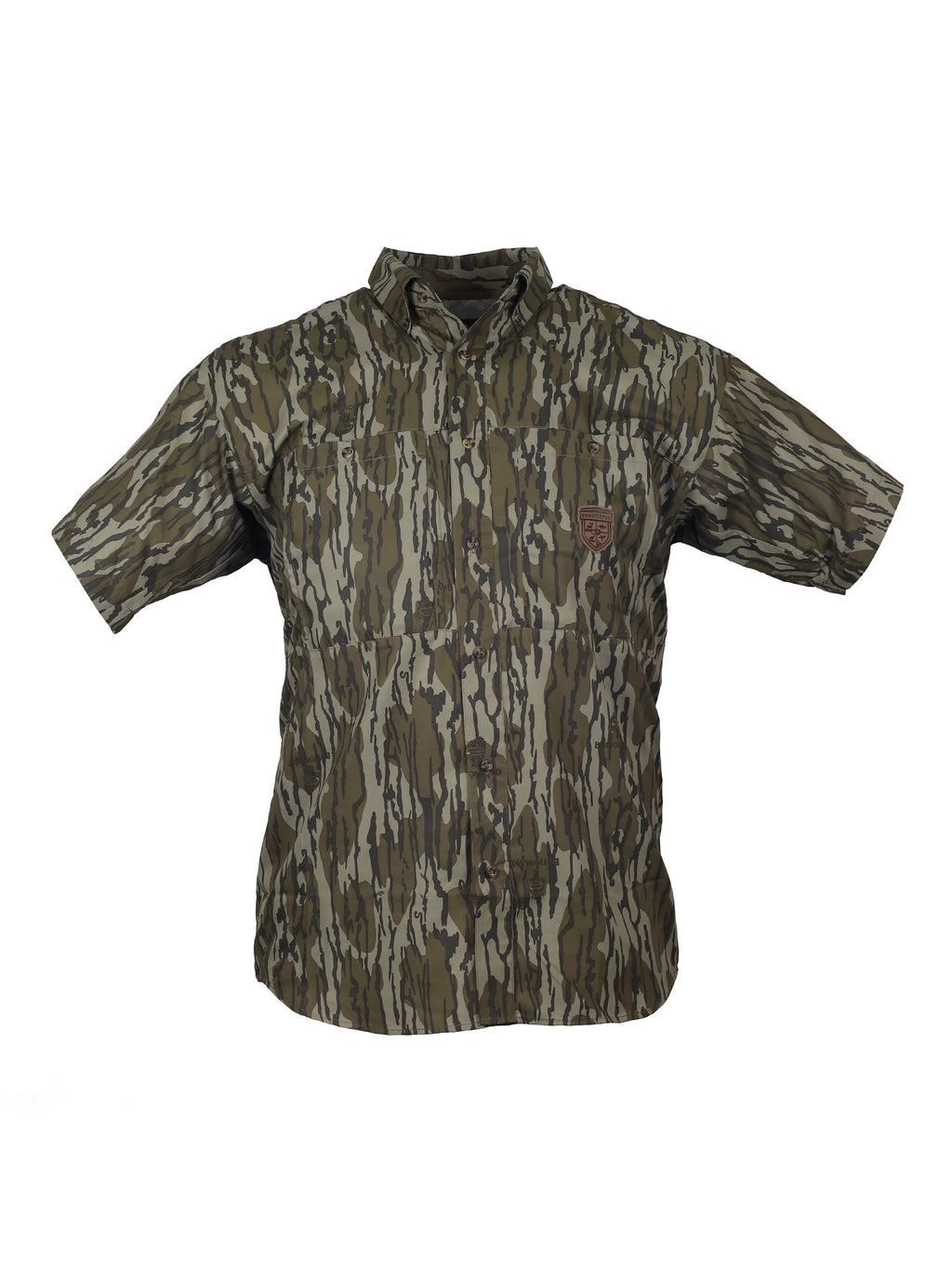 Staghorn Men's Mossy Oak Short Sleeve Button Vietnam